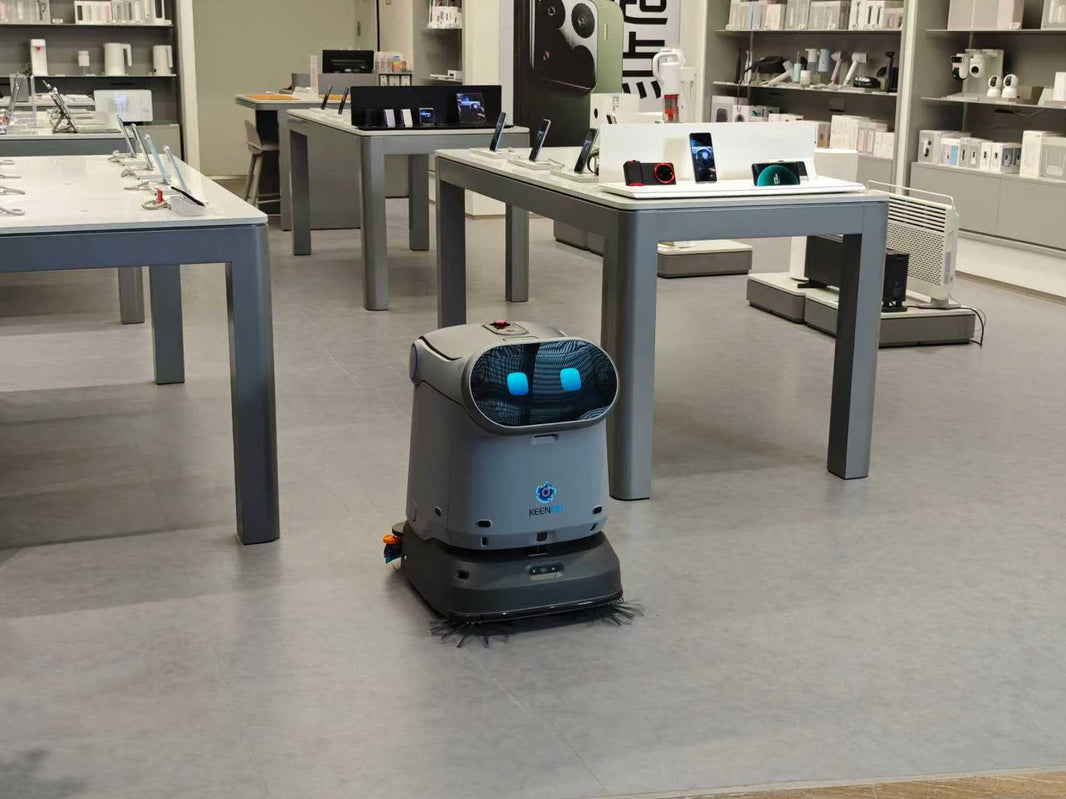 KEENON C40S Reinigungsroboter: Einsatz, Leistung und Workstation