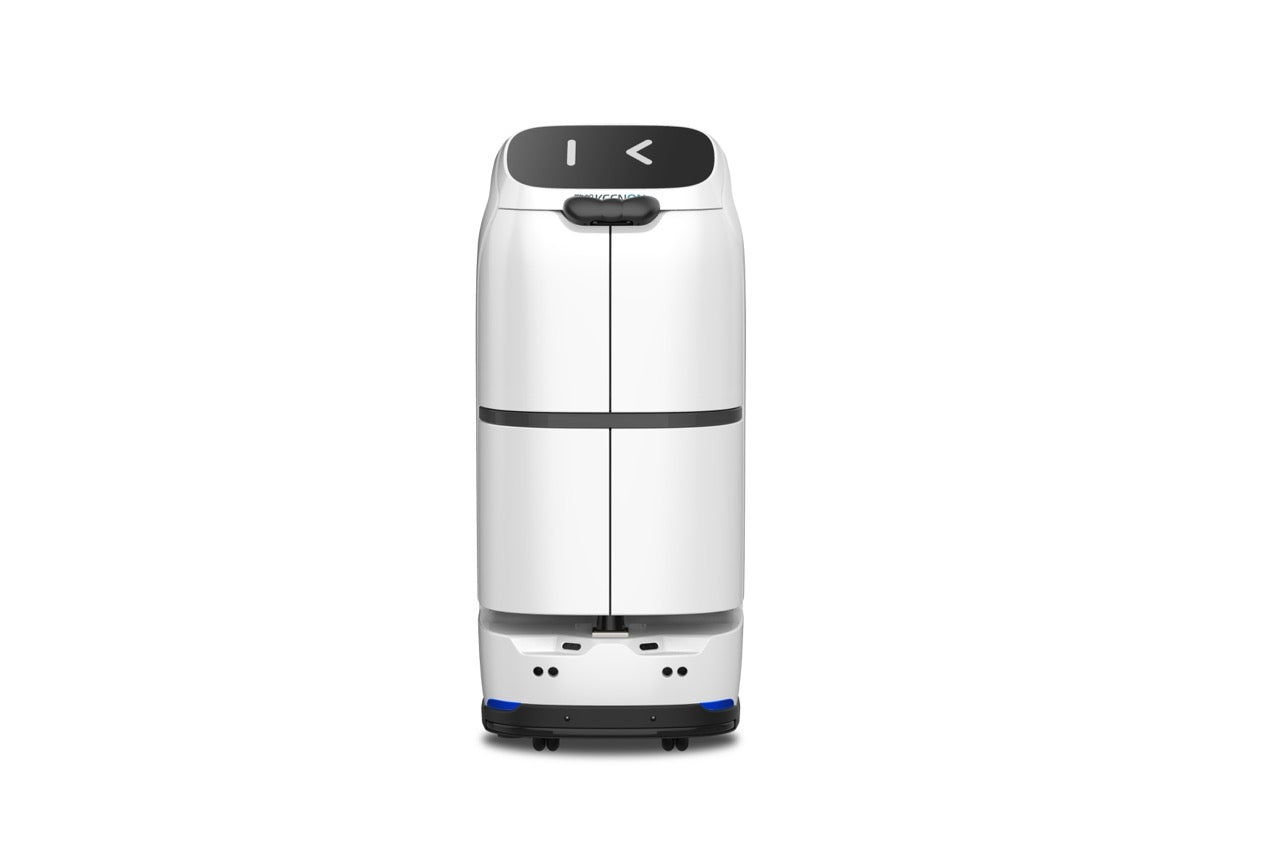 KEENON Butlerbot W3 | Autonomer Hotel-Serviceroboter mit geschlossenen Sicherheitskabinen